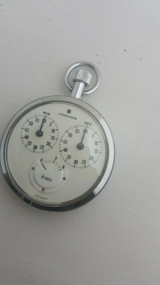 Vintage Junghans Timer Stopwatch Clock Minutes & Seconds Made In Germany