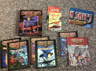 Crimson Skies Fasa Game Very Rare Complete Set With All Supplements