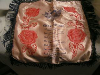 Ww 2 Sweetheart Pillow Cover For The U.  S.  Air Force