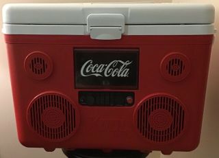 Coca Cola Koolmax Bluetooth Cooler.  Rare And Very Hard To Find -