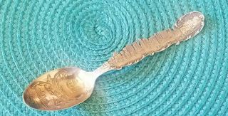 Antique Sterling Silver 1909 York Picturesque Spoon by Paye & Baker 3