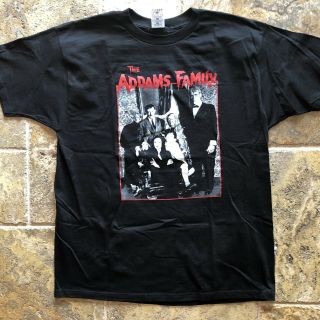 Vtg The Addams Family T Shirt Xl Graphic Horror Tv Promo Movie Fester 90s