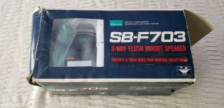 Vintage Sansui SB - F703 3 way Old School Speakers Car hi - fi READ 3
