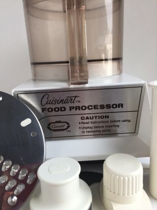 Vintage Cuisinart Food Processor Model CFP 5A 2