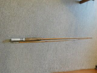 Vintage Sports King M73 Montgomery Wards Fly Fishing Pole 2 Pc 7 Ft 6 In Bamboo