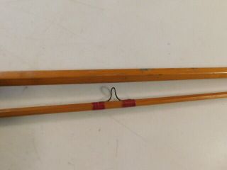 VINTAGE SPORTS KING M73 MONTGOMERY WARDS FLY FISHING POLE 2 PC 7 FT 6 IN BAMBOO 6