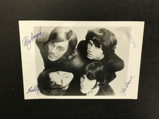 The Doors Jim Morrison B/w Promo Photo Rare 5x7 Facsimile Signed Auto