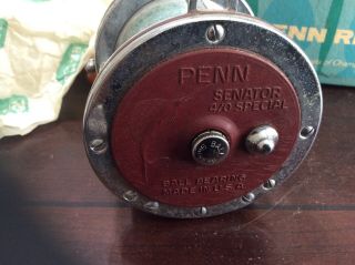 Vintage Penn 4/0 Senator No.  113H Game Fish Extra Strong Drag 4