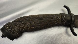 Vintage European/ Asian/indonesian 26” Short Sword Machete With Ornate Handle