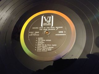 “The Beatles VS The Four Seasons” US 1964 2 LP record set vg,  cond RARE 9