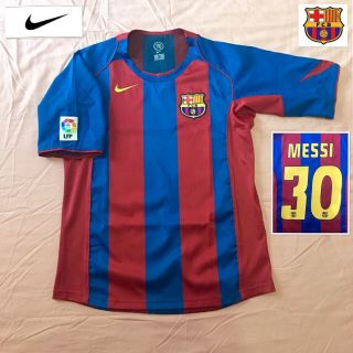 Barcelona Football Shirt Messi (m) Vintage 2004 Nike Jersey