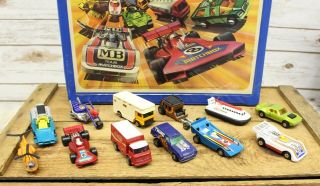 Vintage 1970 ' s Matchbox Lesney Superfast Cars With 1976 Carrying Case 4