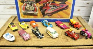 Vintage 1970 ' s Matchbox Lesney Superfast Cars With 1976 Carrying Case 5