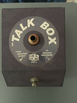 Vintage 1970s Heil Talk Box,  Serial 4431