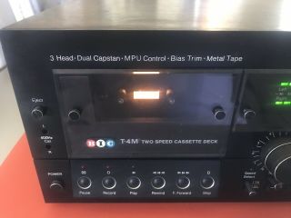 Bic T - 4m Cassette Deck.  Vintage Not Machine.  Very Rare Collectors Item.