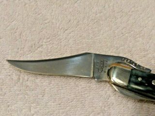 Vtg CASE XX 61953L Purple Silver Script Russlock Pocket Knife In The Box 2003 5