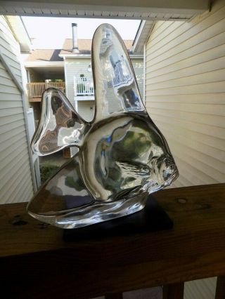 Angel Fish Large STEUBEN Crystal Glass 10½ 