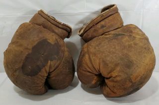 Vintage James W.  Brine Co.  Leather Boxing Gloves