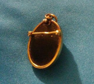 Vintage 14k Yellow Gold Cameo Brooch Pin Pendant 4 Grams 5