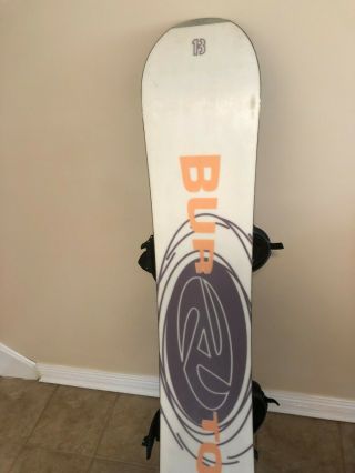 Rare Vintage Brushie Era Burton Air 6.  1 Snowboard 1994.  Less Than 10 Times 3