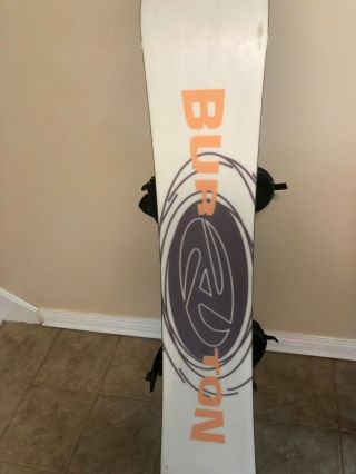 Rare Vintage Brushie Era Burton Air 6.  1 Snowboard 1994.  Less Than 10 Times 5