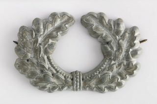 Wwii German Officer Visor Replacement Wreath Without Cockade
