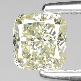 0.  66 Cts Rare Untreated Natural Fancy Yellow Color Loose Diamond Vs1