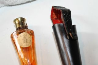 Vintage Guerlain ODE Eau De Parfum Purse Travel Size Leather Sleeve 1/4 OZ Paris 3