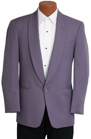 40r Mens Purple Vintage 80s Miami Vice Tuxedo Jacket Retro Prom Party Costume