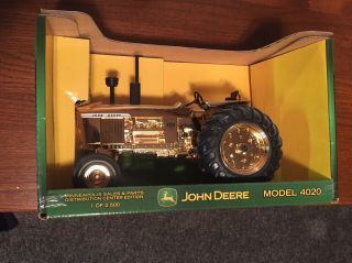 1/16 John Deere 4020 Diesel Rops Gold Tractor 200th Birthday Rare Hard To Find