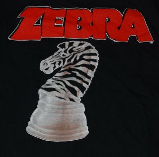 Zebra Band 1984 No Tellin Lies Tour Vintage Concert T - Shirt 1980 