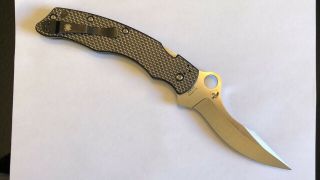 RARE SPYDERCO LACI SZABO Carbon Fiber C146CFP DISCONTINUED 3