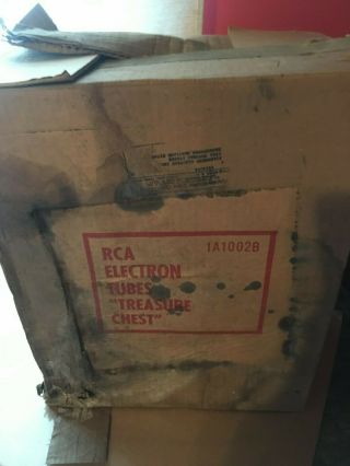 RCA,  Vintage Radio TV Vacuum Tube Valve Caddy Carrying Case NOS 3