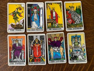 VINTAGE 1968 ALBANO WAITE TAROT DECK CARDS 3