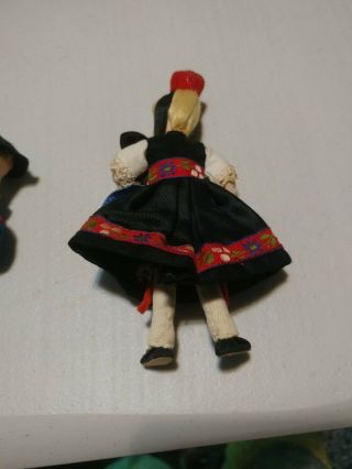 VINTAGE GERMAN DOLLHouse DOLLs 1960 ' s STOCKINETTE PAINTED FACE 5