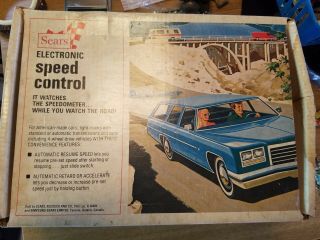 Vintage 1978 Sears Electronic Speed Control Cruise 28 - 20545