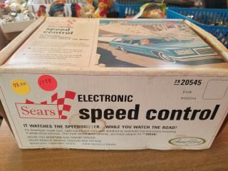 Vintage 1978 Sears Electronic Speed Control Cruise 28 - 20545 2