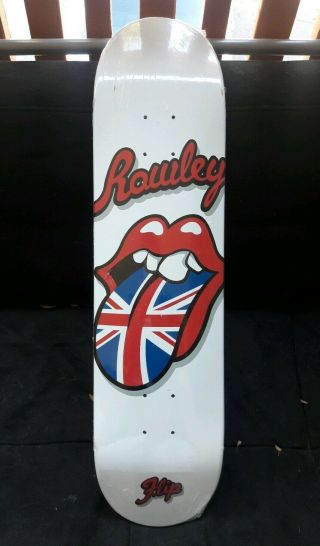 Vintage Nos Rare Geoff Rowley Flip Skateboard Acid Drop Rolling Stones Tom Penny