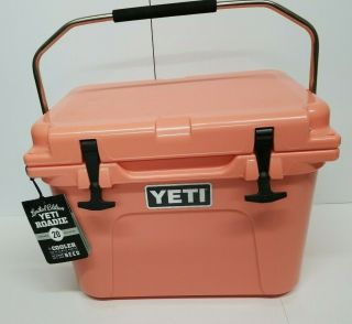 Yeti Roadie 20 Coral Cooler -.  Rare Limited Edition Color.