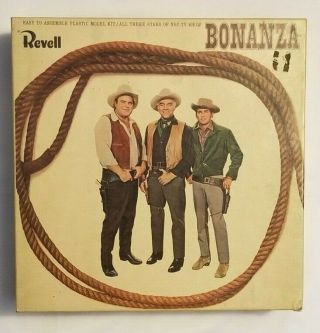 Bonanza Vintage 1966 Revell Kit Unassembled Box