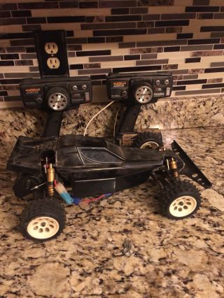 Vintage Kyosho Rc Car With 2 Controllers