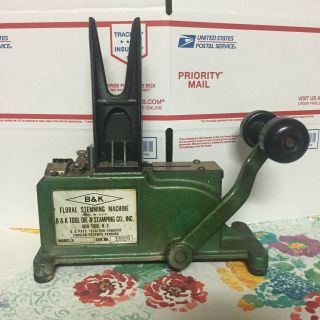 Vintage B&k Floral Stemming Pick Machine Cast Iron