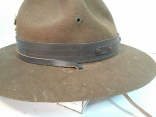 Vintage 1930 ' s BSA Boy Scout or Leader Campaign Hat 3
