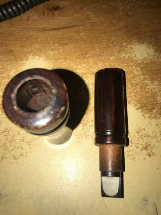 Vintage Cork Wrapped Tim Grounds Long Magnum Cocobolo Goose Call 4