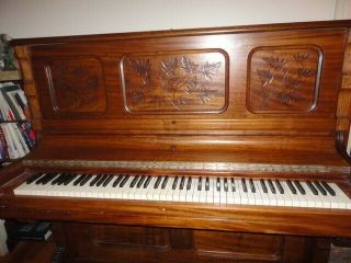 Antique Upright Piano Woodward And Brown,  Vintage,  Boston,