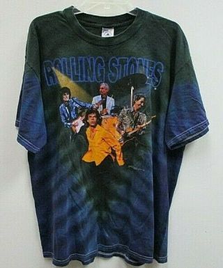 Rare Rolling Stones Vintage T - Shirt 1999 Sz Xl