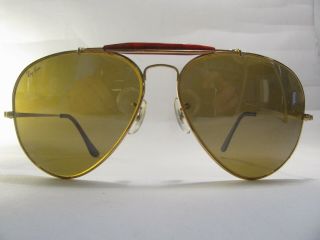 Ray Ban Outdoorsman U.  S.  A B&l Bausch & Lomb 62 14 Vintage Sunglasses Tortuga