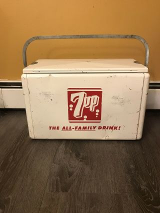 Wow 7up Vintage Collectable Cooler Soda Pop,  Cronstrom Manufacturing,  Mpls Mn