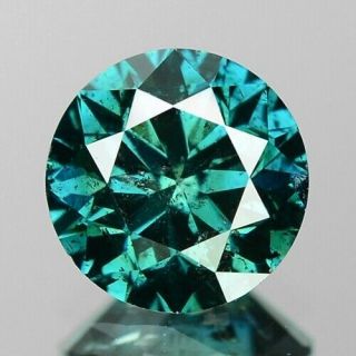 1.  06 Cts Rare Sparkling Fancy Greenish Blue Color Natural Loose Diamond