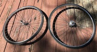 Vintage Raleigh Rims Sturmey Archer 26in Bicycle Front & Rear